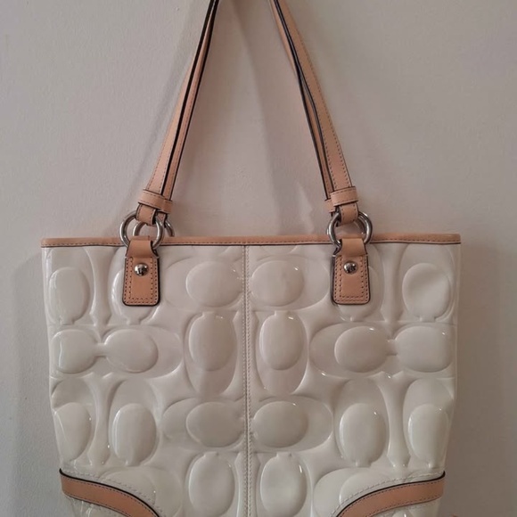 Coach Peyton Embossed Handbag - Picture 2 of 5